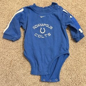 Colts baby long sleeve onesie
